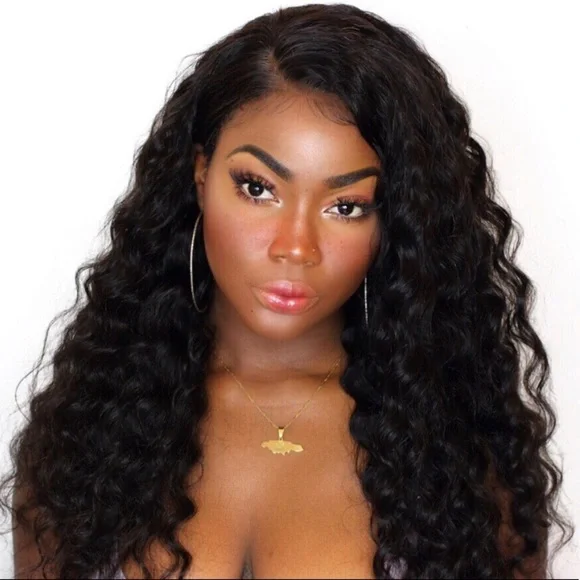 ✨CHARIS 24” 180% loose wave FULL LACE WIG W/BBY HR GURVEY 24 Inch Body Wave HD Lace Front Wig 180% Density  main image 4